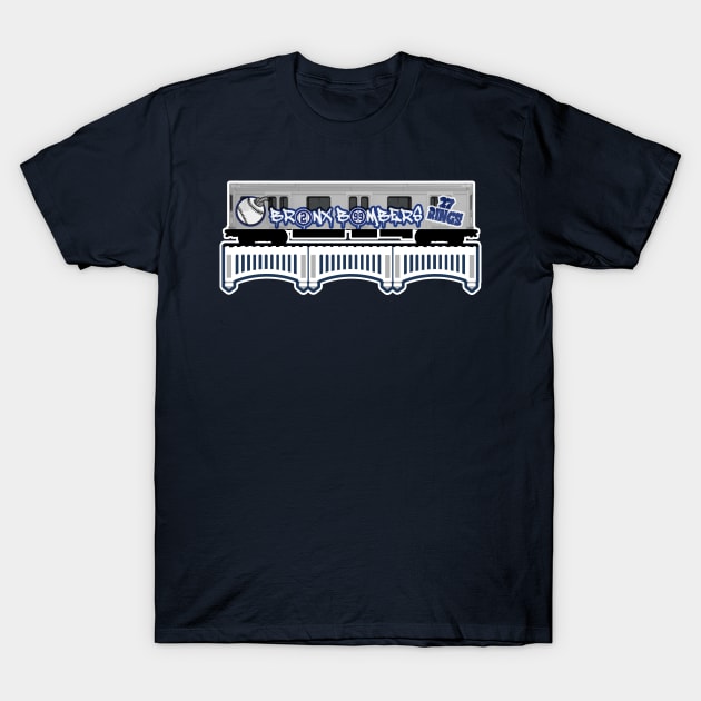 Bronx Bombers Subway Car T-Shirt by Gamers Gear